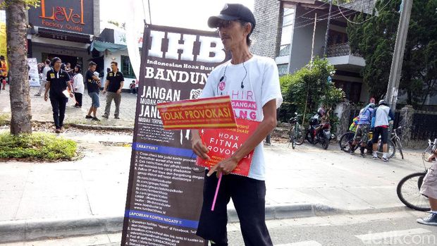 Istri Ridwan Kamil Pimpin Deklarasi Bandung Anti-Hoax di CFD Dago