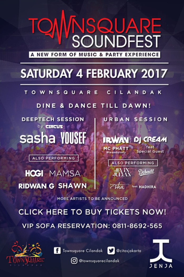 Citos Ajak Pesta Seharian Penuh Lewat TownSquare Soundfest