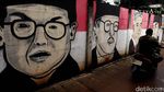 Mural Presiden RI Hiasi Jalan Legok Bekasi