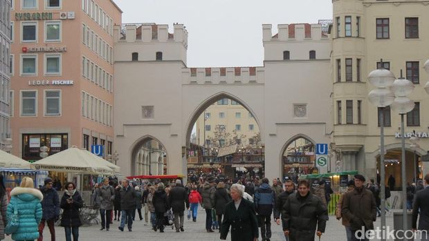 Karlstor, gerbang kota tua Munich (Fitraya/detikTravel)