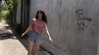Sulli belum lama ini berlibur ke Bali. (Dok. Instagram/jelly_jilli)