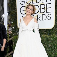 Sarah Jessica Parker, Annual Golden Globe Awards at The Beverly Hilton Hotel on January 8, 2017 in Beverly Hills, California.  (Photo by Frazer Harrison/Getty Images)