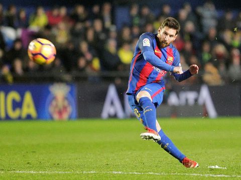<i>Free Kick</i> Messi Selamatkan Barca dari Kekalahan atas Villarreal