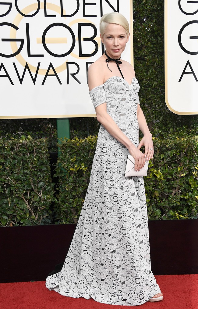 Sudah lima kali Michelle Williams masuk nominasi Golden Globes. Tiga tahun lalu ia memenangkan Golden Globes pertamanya dan akankah momen tersebut terulang lagi tahun ini? Foto: Frazer Harrison/Getty Images