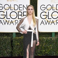 Sophie Turner, Annual Golden Globe Awards at The Beverly Hilton Hotel on January 8, 2017 in Beverly Hills, California.  (Photo by Frazer Harrison/Getty Images)
