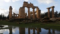 Begini penampakan situs Kirene, sebuah reruntuhan Kota Yunani kuno di Libya. REUTERS/Esam Omran Al-Fetori.