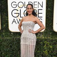 Tracee Ellis Ross, Annual Golden Globe Awards at The Beverly Hilton Hotel on January 8, 2017 in Beverly Hills, California.  (Photo by Frazer Harrison/Getty Images)