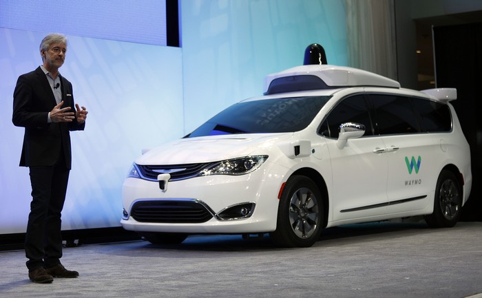 Ilustrasi mobil otonom Waymo (Foto: Bill Pugliano/Getty Images) Ilustrasi mobil otonom Waymo (Foto: Bill Pugliano/Getty Images)
