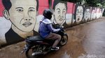 Mural Presiden RI Hiasi Jalan Legok Bekasi