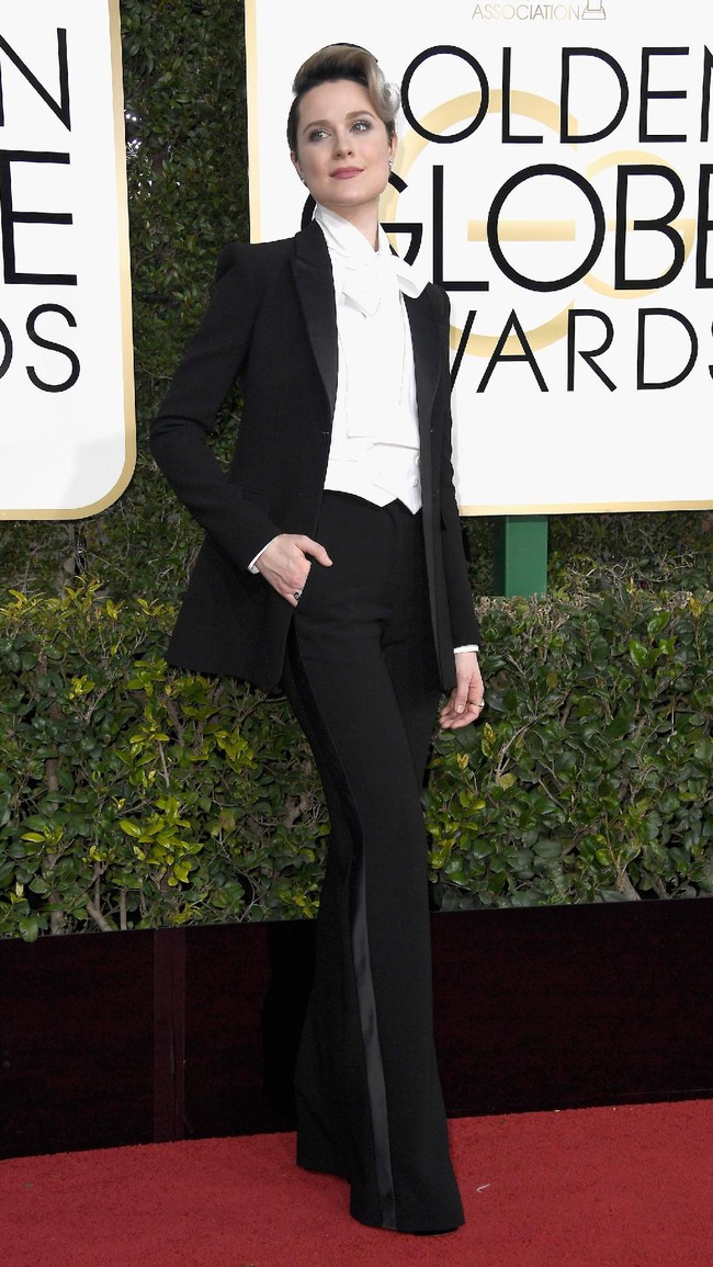 Evan Rachel Wood, Annual Golden Globe Awards at The Beverly Hilton Hotel on January 8, 2017 in Beverly Hills, California.  (Photo by Frazer Harrison/Getty Images)