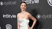 Miranda saat menghadiri acara Golden Globe 2017 di Hotel Beverly Hilton, California pada Minggu (8/1/2017) waktu setempat. Frazer Harrison/Getty Images/detikFoto.