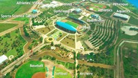 Dari daerah rawa-rawa, kawasan Jakabaring di Palembang, Sumatera Selatan, kini menjadi komplek olahraga terintegrasi satu-satunya di Indonesia. (Foto: dok. Pemprov Sumsel)