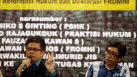 FROMHI dan relawan Kawan8 yang mendukung lima orang terpidana petugas kebersihan dan dua orang guru ini berharap reformasi  hukum yang dijanjikan pemerintahan Presiden Jokowi dapat berjalan sehingga kasus seperti ini dapat diproses secara transparan dan memenuhi asas keadilan.