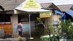 Kawasan Muara Angke Terendam Banjir Rob