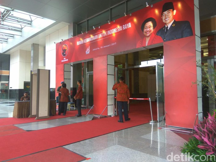 Dihadiri Jokowi, Begini Suasana Jelang Perayaan HUT Ke-44 PDIP