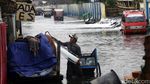 Kawasan Muara Angke Terendam Banjir Rob