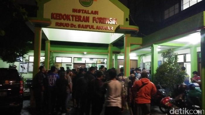 Rumah Sakit dr. Saiful Anwar (RSSA) Kota Malang tempat Achmad Kurniawan dirawat hingga meninggal dunia, Selasa (10/1/2017)