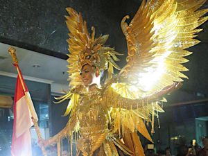 Kostum Megah Burung Garuda Akan Dipakai Puteri Indonesia di Miss Universe
