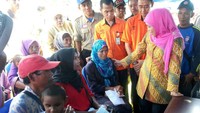 Kementerian Sosial mengucurkan dana senilai Rp 6,9 miliar, untuk bantuan sosial bagi korban bencana banjir bandang di Kota dan Kabupaten Bima, Nusa Tenggara Barat. Dok, Humas Kemensos.