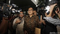 Pemeriksaan terkait kasus suap yang melibatkan pejabat di Direktorat Jenderal Pajak bernama Handang Soekarno.