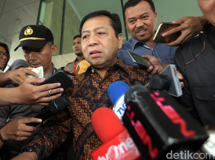 Periksa Novanto, KPK: Konfirmasi soal Pertemuan di DPR dan Hotel