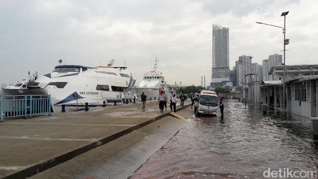 Aduh, Pelabuhan Pariwisata di Jakarta Kok Sering Kebanjiran