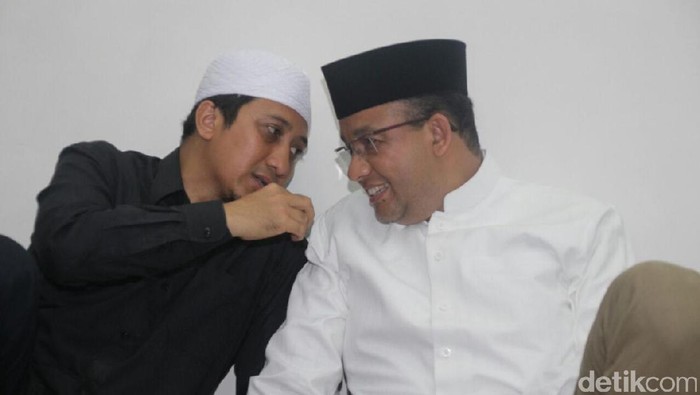 Anies Hadiri Peringatan Maulid Nabi dengan Penceramah Yusuf Mansur