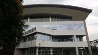 Fasilitas Sport Science di dalam komplek Jakabaring Sport City.