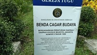Sesuai dengan peraturan daerah DKI Jakarta No 9 tahun 1999, Gereja Tugu dijadikan sebagai cagar budaya. Seluruh kegiatan memugar atau mengganti elemen bangunan harus seizin dari Dinas Kebudayaaan dan Permuseuman Pemprov DKI Jakarta (Bona/detikTravel)