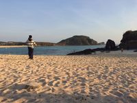 Menikmati Sunset Syadu di Pantai Tanjung Aan, Lombok