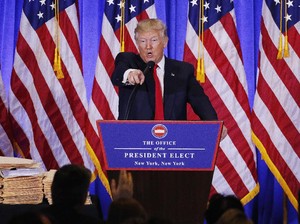 Di Konferensi Pers, Trump yang Marah Tolak Pertanyaan Wartawan CNN