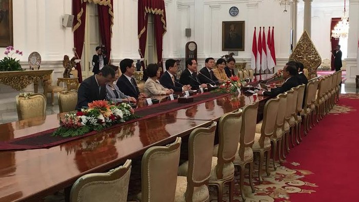 Parlemen Korea Selatan Temui Jokowi di Istana