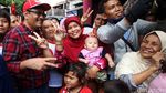 Antusias Warga Cakung Temui Cawagub Djarot