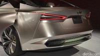 Vmotion 2.0 menawarkan tampilan yang menakjubkan untuk masa depan desain Nissan yang segar, dinamis namun tetap menonjolkan kenyamanan kabin, jelas Executive Design Director Nissan Global Strategy dari Nissan Motor Co. Ltd Mamoru Aoki.