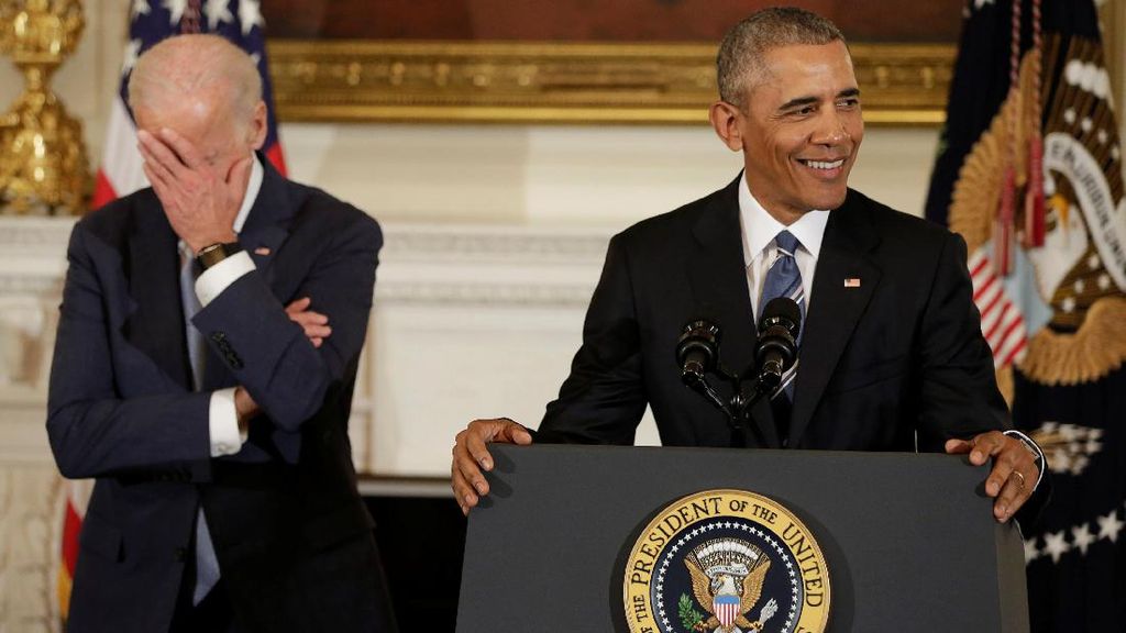 Guyon Obama saat ke Gedung Putih, Sebut Biden Wakil Presiden