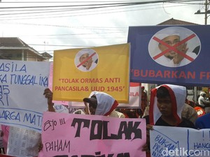 Forum Penegak Pancasila Tuntut FPI Dibubarkan