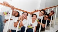 Mereka pun membuat satu lagu yang menceritakan persahabatan grup musik asal Bandung itu yakni, Ingatlah Hari Ini. Pool/Gus Mun/detikFoto.