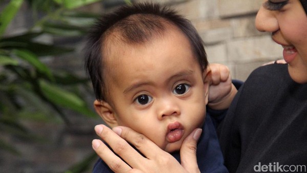 Gemes, Lihat Dia Sekala Bumi dengan Pipi Tembemnya