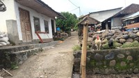 Jalanan masuk ke desa sepi turis, bahkan sangat jarang sekali saat ini. Hanya sesekali jika ada turis yang berkunjung (Masaul/detikTravel)