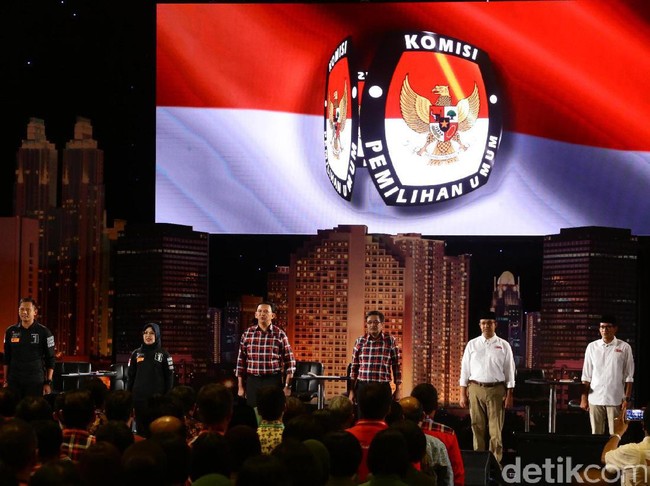 Saat Agus, Ahok dan Anies Tanggapi Elektabilitas Hasil LSI Denny JA