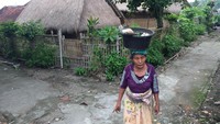 Kematian desa adat ini terlihat pula dari banyaknya kios souvenir yang gulung tikar. Masyakatnya pun beralih profesi menjadi petani dan pegawai di kota mataram (Masaul/detikTravel)