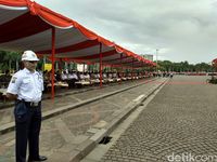 Kapolri Hadiri Peringatan HUT ke-36 Satpam di Silang Monas