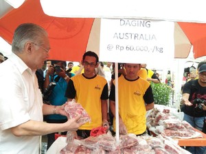 Daging Sapi Impor Dijual Rp 60.000/Kg di Pasar Murah SCBD