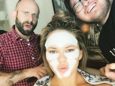 Foto: Lucunya Tampang Selebriti Saat Pakai Masker Wajah