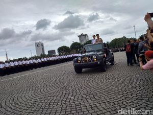 Kapolri Hadiri Peringatan HUT ke-36 Satpam di Silang Monas