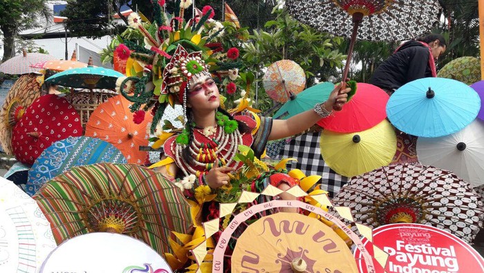 Ilustrasi festival payung