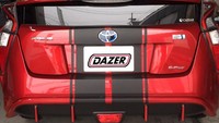 Crossover yang dijuluki Prius-X ini, debut pertama kalinya di Sema Show, Las Vegas dan dipamerkan kembali di Tokyo Auto Salon 2017.Foto: Carscoops