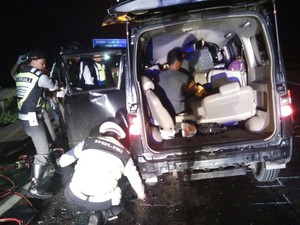 Seluruh Korban Kecelakaan Maut Cipali Dibawa ke RS Arjawinangun