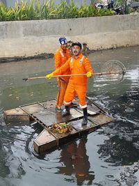 Giring Nidji Beraksi Jadi Pasukan Oranye Jakarta 