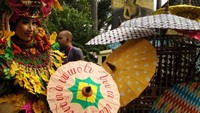 Acara sosialisasi ini pun diselenggarakan oleh pihak penyelenggara Festival Payung Indonesia. Bisa dibilang kalau acara ini seperti pemanasan (Muchus/detikTravel)